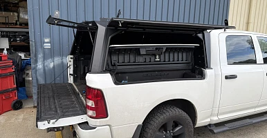 Image of Rambox Version Only Dodge Ram 2011-2025 SWB 5.7 FT Tub Powder Coated Steel, Matte Black Finish