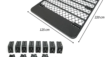 Image of Alloy Flat Rack Gutter Mount
