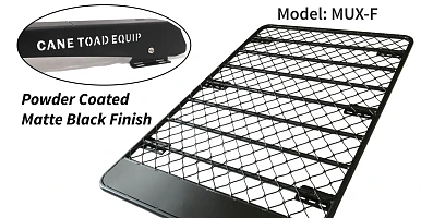 Image of Roof Rack Fits Isuzu MU-X mux Aluminium Powder Coated Low Profile platform Alloy Hydronalium