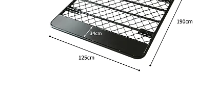 Image of Aluminium Roof Rack Fits Mitsubishi PAJERO 99-18 Low Profile platform Alloy Hydronalium