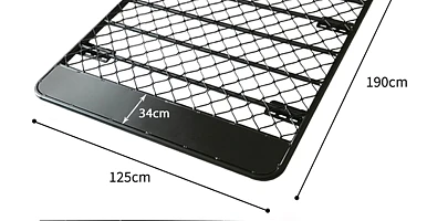 Image of Roof Rack Fits TOYOTA Prado 120 series Aluminium Alloy Flat Low Profile Hydronalium