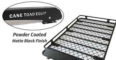 Image of Roof Rack Basket Fits TOYOTA Prado 120 series Aluminium Alloy CARGO 4X4 4WD Cage Hydronalium
