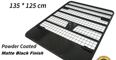 Image of Roof Rack Fits TOYOTA Hilux 97-15 Ute Powder Coated Steel 4wd Luggage Basket Carrier Trade Low Profile