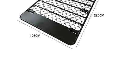 Image of Roof Rack Fits Nissan Patrol Y62 Aluminium Alloy Flat Low Profile Platform Hydronalium