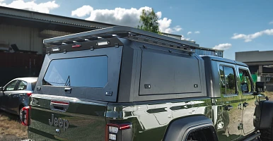 Image of Steel Canopy +  Roof Rack for Jeep Gladiator JT
