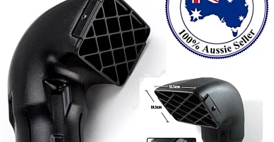 Image of Snorkel Head Air Ram Head 3.5  85MM Safari Airtec Airflow all brand replacement