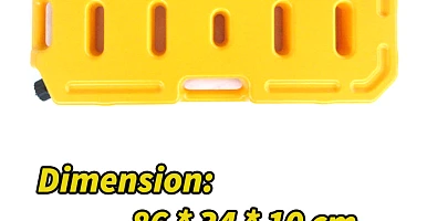 Image of 20L Jerry Can Heavy Duty Fuel Container Spare Container YELLOW