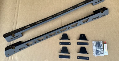 Image of Roof Backbone Mounting Rails kit For Toyota Hilux N70 2005-2015 Dual Cab