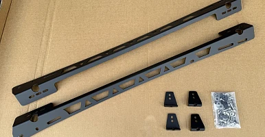 Image of Roof Backbone Mounting Rails kit For Mitsubishi Triton MQ/MR 2015-2024 Dual Cab