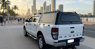 Image of Original Tradecap Aluminium Canopy + Roof Rack Powder Coated - Ford Ranger PX123 & Mazda BT50 Powder Coated 