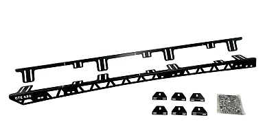 Image of Full Length Roof Rack Backbone Mounting Rails for TOYOTA Landcruiser 100/105 series