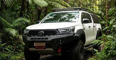 Image of Toyota Hilux N80 2024-2025 Bullbar | ADR Airbag | Gloss Black
