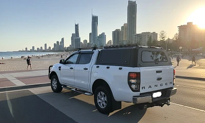 Another Ford Ranger PX3 2018–2022 build in the showroom