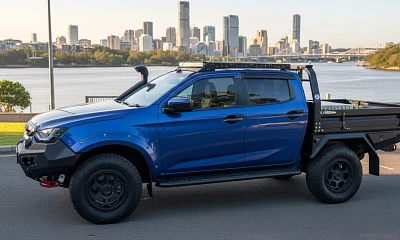 Another Isuzu D-Max 2020+ build in the showroom