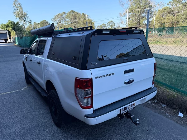 Ford Ranger fitted with Steel Canopy Ford Ranger PX123 2012-2021 + with Pet Window Doors  - View 6