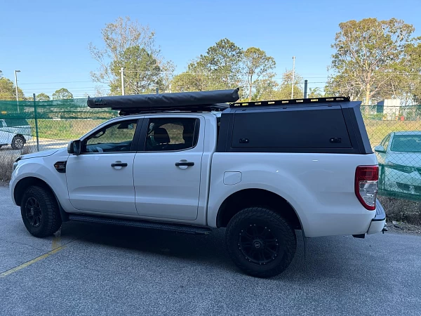 Ford Ranger fitted with Steel Canopy Ford Ranger PX123 2012-2021 + with Pet Window Doors  - View 8