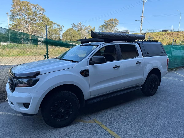 Ford Ranger fitted with Steel Canopy Ford Ranger PX123 2012-2021 + with Pet Window Doors  - View 10