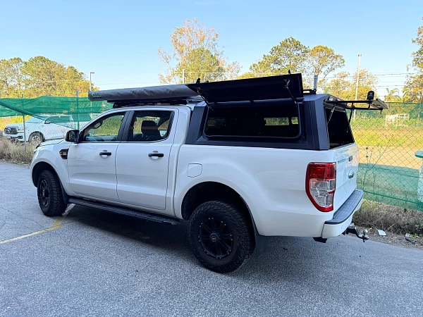 Ford Ranger fitted with Steel Canopy Ford Ranger PX123 2012-2021 + with Pet Window Doors  - View 11