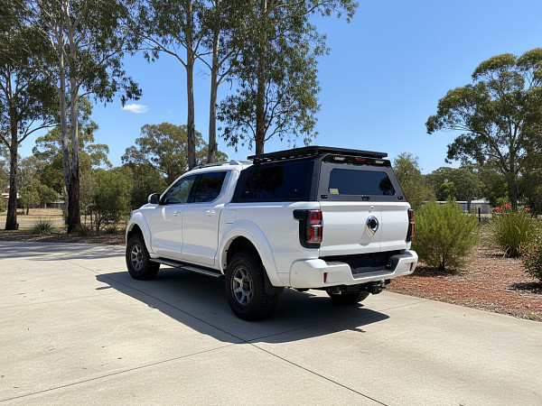 GWM Cannon fitted with Roof Rack + Aluminium Canopy GMW Cannon X & L & Vanta Ultra - View 1