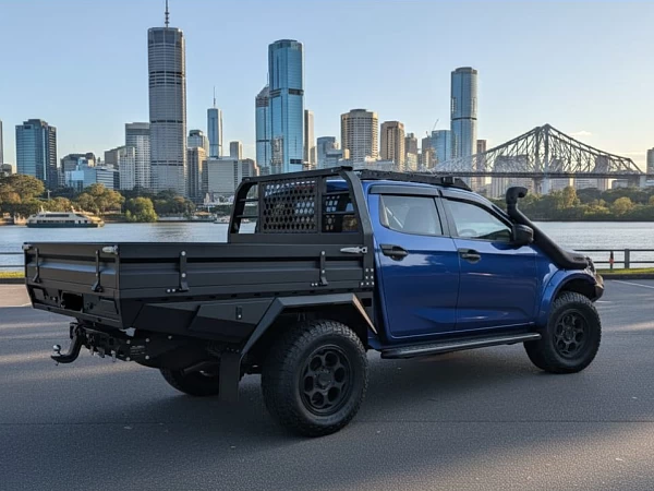 Isuzu D-Max fitted with Pioneer Steel Tray for Dual Cab Ute 1850 x 1850 - View 5
