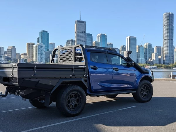 Isuzu D-Max fitted with Pioneer Steel Tray for Dual Cab Ute 1850 x 1850 - View 8