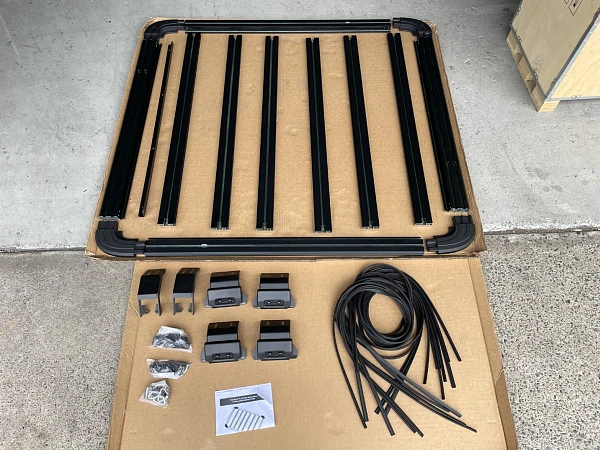 Jeep Wrangler JK fitted with Jeep Wrangler JK Alloy Roof Rack (Up to 250kg) - View 17