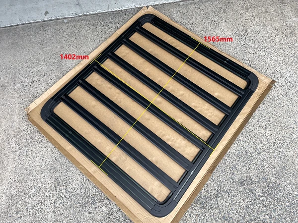 Jeep Wrangler JK fitted with Jeep Wrangler JK Alloy Roof Rack (Up to 250kg) - View 18