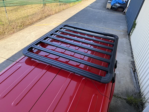 Jeep Wrangler JK fitted with Jeep Wrangler JK Alloy Roof Rack (Up to 250kg) - View 12