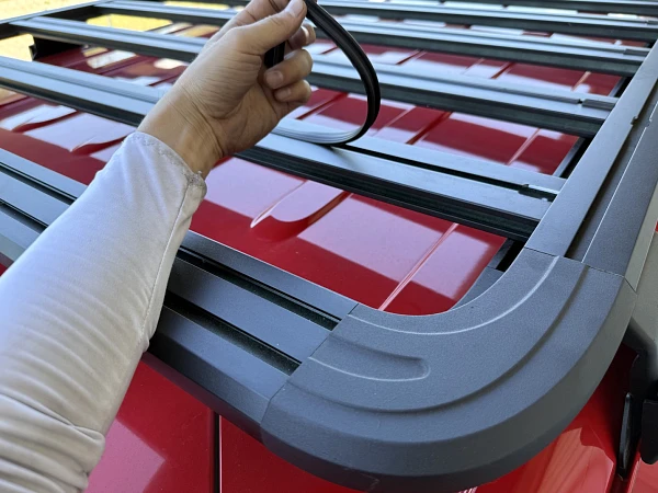 Jeep Wrangler JK fitted with Jeep Wrangler JK Alloy Roof Rack (Up to 250kg) - View 15