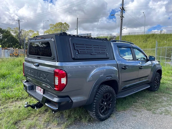 LDV T60 fitted with Low Profile Steel Canopy for Toyota Hilux Space/Extra Cab N80 SR5 2015 - 2025,  2015-2018 SR - View 2