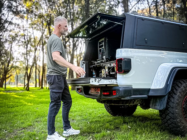 Jeep Gladiator JT fitted with Steel Canopy for Jeep Gladiator JT - View 1