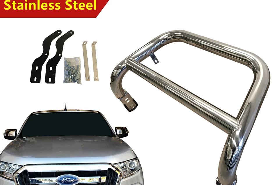 Nudge Bar Stainless Steel Grill Guard for Ford Ranger PX1 PX2 2011-2015