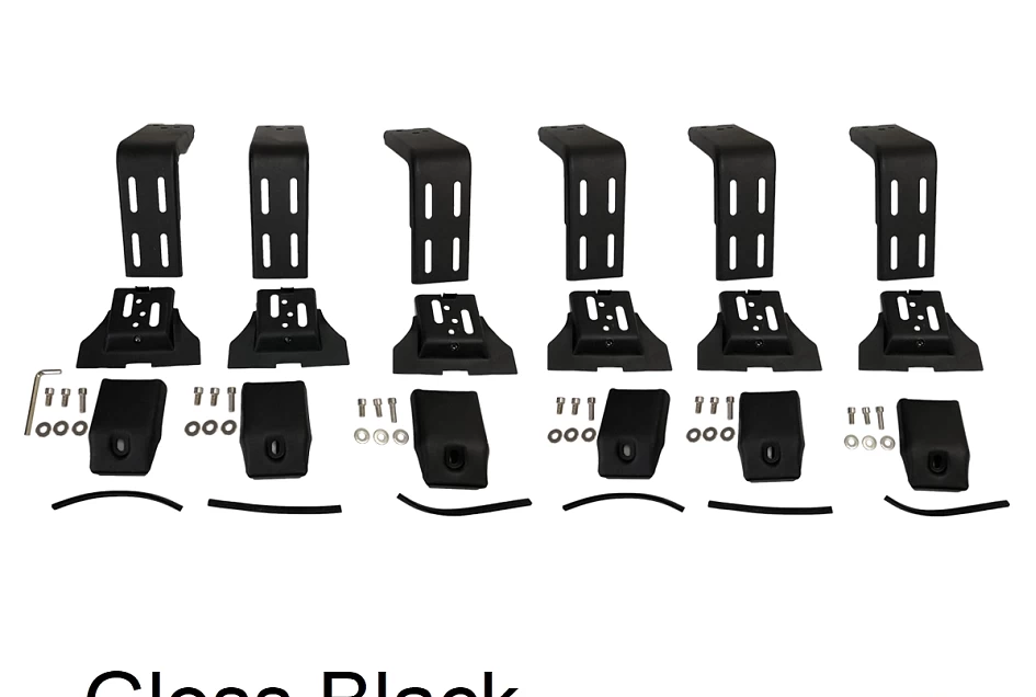 Universal Roof Rack Gutter Mount Bracket 20-23cm 3 Pair High Roof Troopy Pajero LC70