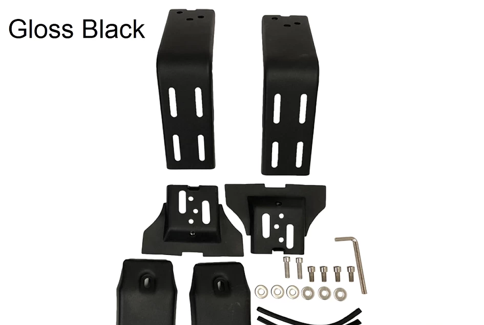 A pair Universal Gutter Mount Bracket 20cm-23cm for High Roof Roof Basket Pajero Troopy LC70
