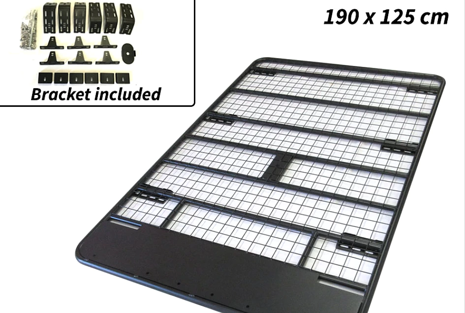 Flat Roof Rack Fits Isuzu MU-X mux Powder Coated Steel Low Profile Heavy Duty Platform 4x4
