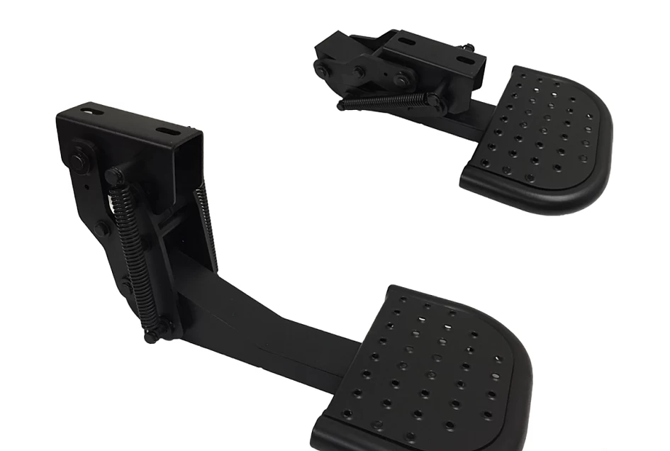 Rear Ute Tub Step suites Ford Ranger PX123 2012-On 4WD Heavy Duty Folding T-Steps