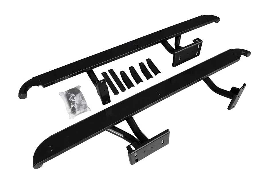Heavy Duty Steel Side Steps / Rock Sliders for Toyota Prado 120