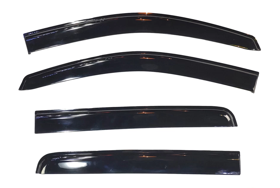 Weathershields Weather shields slim Window Visors for Nissan Navara NP300 15-20
