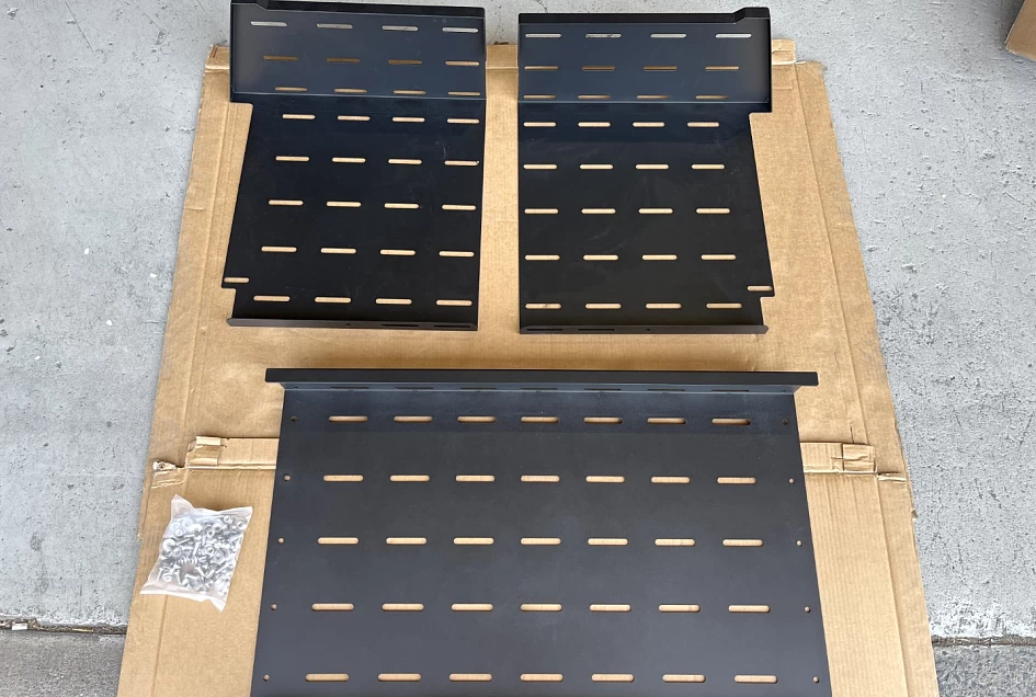Low Profile Steel Canopy Internal Front Shelving Molle Panel