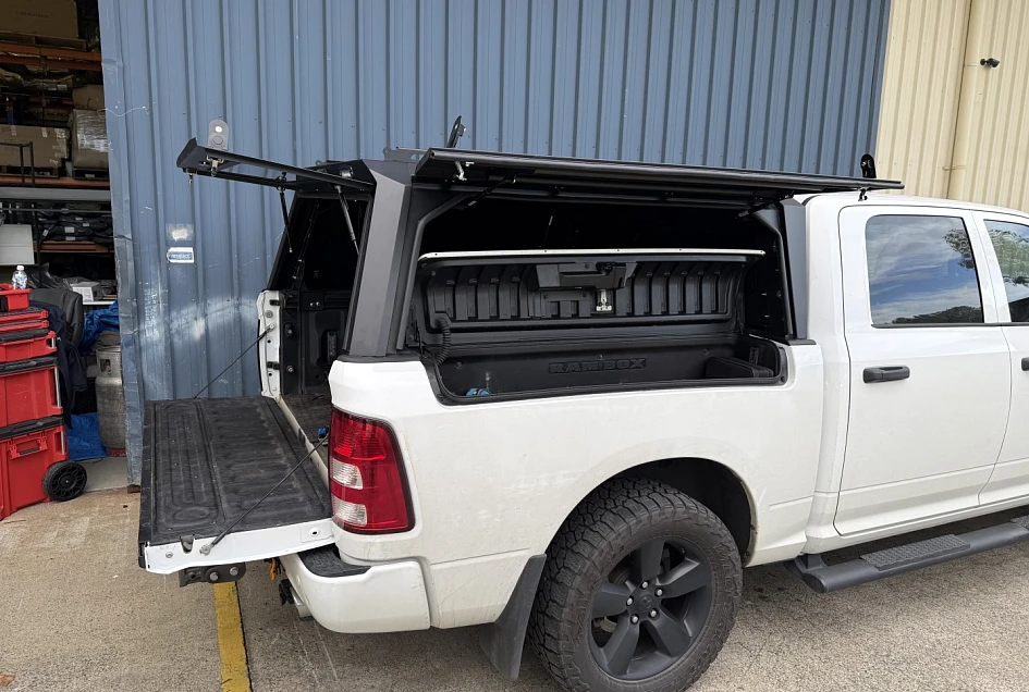 Rambox Version Only Dodge Ram 2011-2025 SWB 5.7 FT Tub Powder Coated Steel, Matte Black Finish