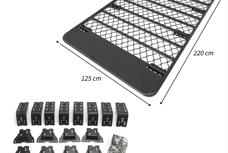 Alloy Flat Rack Gutter Mount