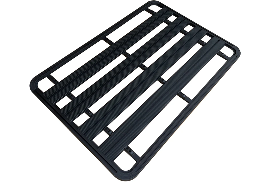 190x125cm Alloy Flat Roof Rack Platform Aluminium with Hardware for Canopy Mounting