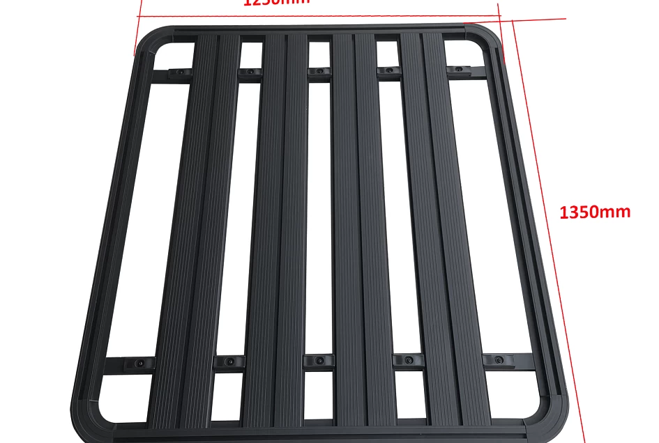 135x125cm Alloy Flat Roof Rack Platform Aluminum