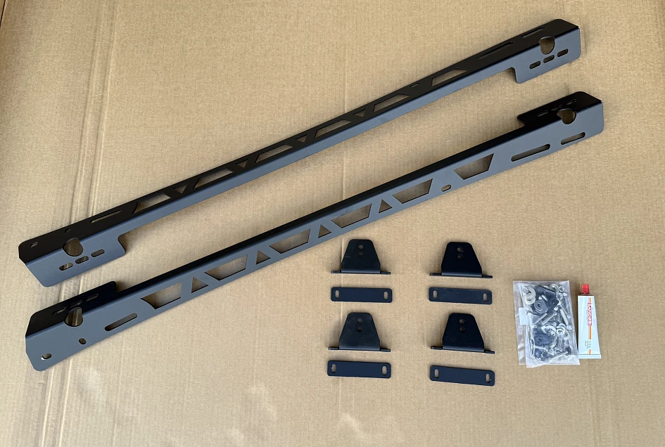Roof Backbone Mounting Rails kit For Toyota Hilux N70 2005-2015 Dual Cab