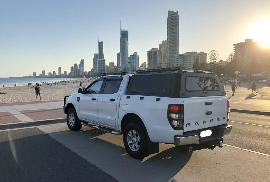 Powder Coated Aluminum Canopy for Ford Ranger PX123 & Mazda BT50 