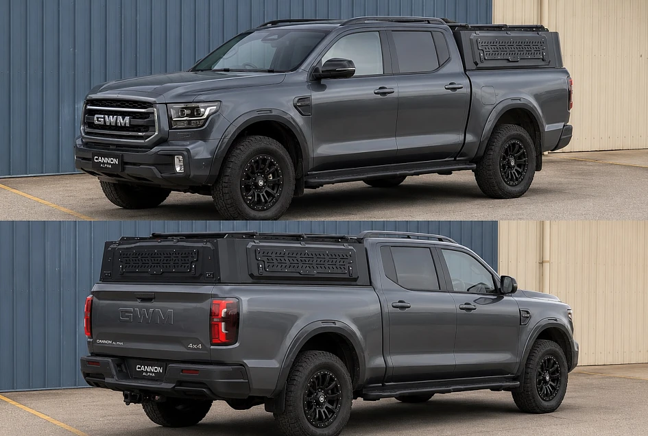 Low Profile Steel Canopy for GWM Cannon Alpha