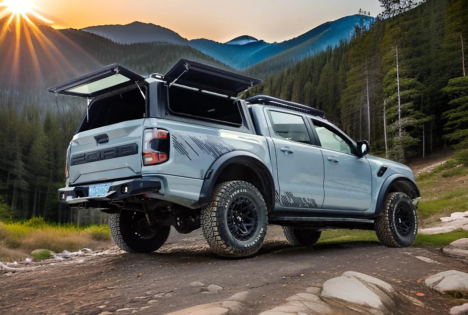 Canopy for Ranger Next Gen/Amarok NextGen + Roof Rack Platform 